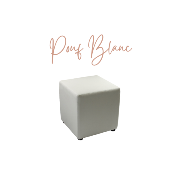 Pouf Blanc