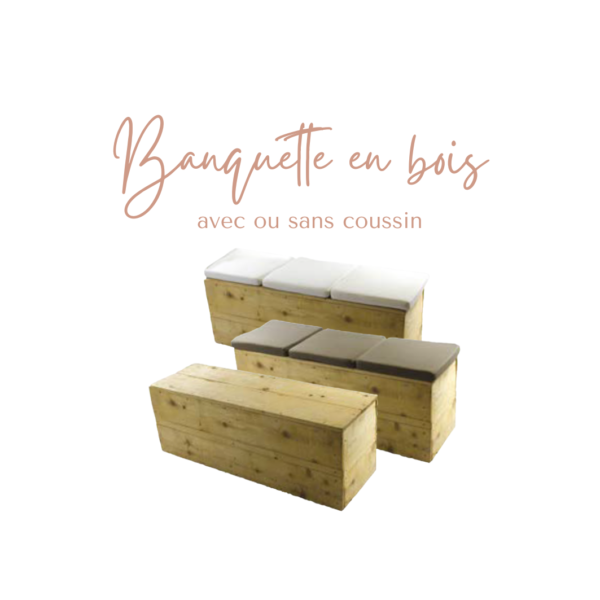 Banquette en bois